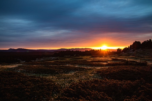 Un coucher de soleil mémorable